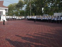 Wakil Bupati Asahan Pimpin Apel di Dinkes