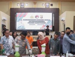 Polres Banyuasin Ungkap 26 Kasus dan Musnahkan Barang Bukti Narkotika dalam Press Release