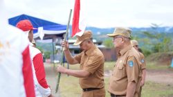 Bupati Kerinci Pimpin Upacara, Serahkan Bendera Merah Putih Sambut HUT RI ke-80