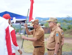 Bupati Kerinci Pimpin Upacara, Serahkan Bendera Merah Putih Sambut HUT RI ke-80