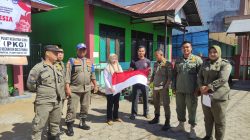 Satpol PP Ketapang Sisir Kota, Tebar Semangat Merah Putih Jelang HUT RI ke-80