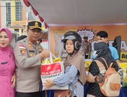 Polres Sanggau Gelar Gerakan Pangan Murah, Harga Lebih Rendah dari Pasar