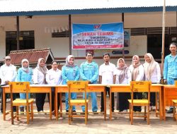PT WHW Salurkan Bantuan Pendidikan dan Sanitasi untuk Empat Sekolah di Kendawangan