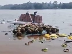 Kapal Kelotok Meledak dan Tenggelam di Sungai Kapuas, Kerugian Capai Rp170 Juta
