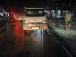 Laka Lantas di Mandor, Pengendara Motor Tewas Usai Tabrak Pick Up di Pasar Mandor