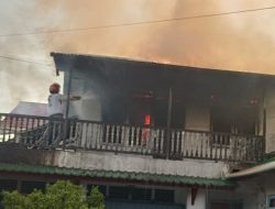 Kebakaran Rumah di Pontianak Tenggara, Lantai Dua Hangus Terbakar