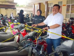 Polresta Pontianak Ungkap 8 Kasus Curanmor, 8 Tersangka Diamankan, 4 di Antaranya Residivis