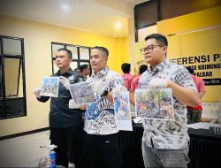 Polda Kalbar Amankan 56 Tersangka dalam Operasi PETI Kapuas-2025