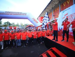 Gubernur Herman Deru Lepas Ribuan Peserta Jalan Santai HUT RI Jadi Wadah Silaturahmi ASN Pemprov Sumsel