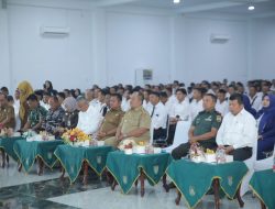 Bupati Asahan Ikuti Peluncuran Kelembagaan 80.000 Koperasi Merah Putih
