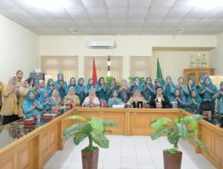 Dinas Ketahanan Pangan Dan Ketua TP-PKK Banyuasin Sosialisasikan Pola Makan Sehat B2SA