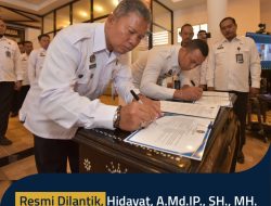 Hidayat Resmi Dilantik Sebagai Kepala LPKA Lombok Tengah