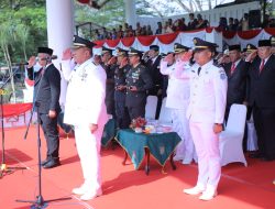 Bupati Asahan Pimpin Upacara Penaikan Bendera HUT ke-80 RI