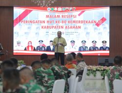 Pemkab Asahan Gelar Malam Resepsi HUT ke-80 RI