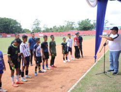 Bupati Asahan Buka Turnamen Sepak Bola U-14 Dalam Rangka HUT Partai PAN ke-27