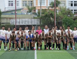 Laga Sengit, Tim Media Soccer Sumbar Tahan Imbang Kejati Sumbar 3-3