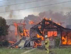 Rumah Warga Tunanetra di Ketapang Hangus Terbakar, Camat Benua Kayong Pastikan Bantuan Darurat