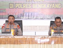 Perkuat Akuntabilitas, Polres Bengkayang Terima Kunjungan Tim Supervisi Logistik Polda Kalbar