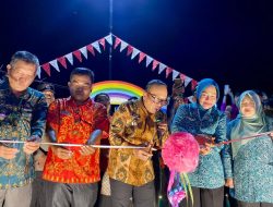 Bupati Sujiwo Apresiasi Taman Pelangi, Ruang Publik Baru Penopang Ekonomi Desa di Kubu Raya