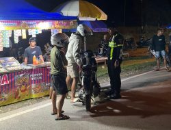 Polres Bengkayang Tertibkan Balap Liar di Area Kantor Bupati, Knalpot Brong Dicopot