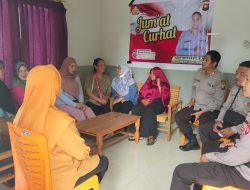 Polsek Sungai Pinyuh Gelar Jumat Curhat, Kapolsek Ajak Warga Bijak Bermedia Sosial dan Jaga Ketahanan Pangan