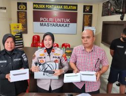 Sepasang Kekasih di Pontianak Kompak Curi Laptop dan Tiga Tab di Restoran, Kini Ditahan Polisi