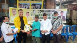 Golkar Sumsel Salurkan Bantuan Beras ke Korban Kebakaran di Palembang