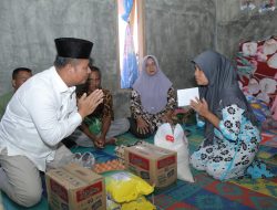 Wakil Bupati Asahan Serahkan Bantuan Paket Sembako Ke Keluarga Korban Longsor