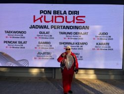 Sukses Pimpin Kontingen, Hj. Meilinda Antar Tim Bela Diri Sumsel Raih 9 Medali di PON Kudus 2025
