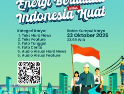 Ajang PLN Journalist Awards 2025 Dibuka, Apresiasi untuk Pewarta Penggerak Literasi Energi Nasional