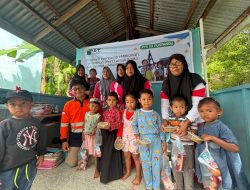 PT Dharma Inti Bersama Gelar Program PMT di Desa Pelapis, Dorong Gizi Anak dan Cegah Stunting