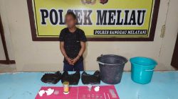 Polisi Tangkap Pengedar Narkoba di Meliau, Sempat Ceburkan Diri ke Sungai Kapuas