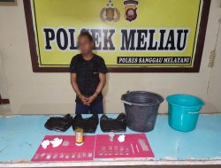 Polisi Tangkap Pengedar Narkoba di Meliau, Sempat Ceburkan Diri ke Sungai Kapuas