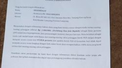 Setor 60 Juta ke PT. Tiga Son Jaya Untuk Pasang Listrik di Hutan Kawasan, Warga Suka Mulya Lampura Diduga Tertipu