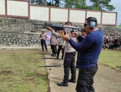 Guna Meningkatkan Kembali Kemampuan Dasar,Polres Sanggau Gelar Latkatpuan Bagi Anggota