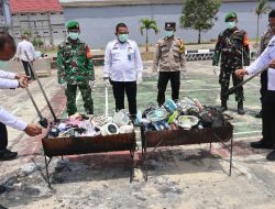 Lapas Narkotika Tanjungpinang Musnahkan Barang Hasil Razia Bersama APH