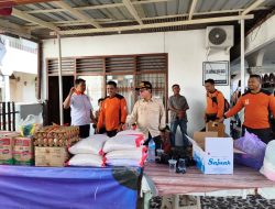 Pemprov Sumbar Salurkan 317 Kilogram Beras untuk Dapur Umum Pasca Kebakaran di Kawasan Pasa Gadang Kota Padang