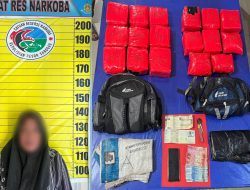Polres Sanggau Gagalkan Penyelundupan 18 Kilogram Sabu di Beduai, Kurir Perempuan Asal Kubu Raya Ditangkap