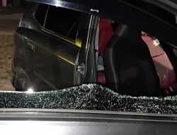 Mobil Warga Dilempar OTK di Pemangkat, Polisi Lakukan Penyelidikan