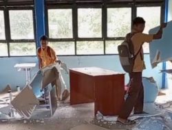 Plafon Ruang Kelas SMA Negeri 3 Nanga Pinoh Ambruk, DPRD Melawi Desak Pemprov Kalbar Bertindak Cepat
