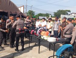 Polres Sambas Gelar Apel Kesiapsiagaan Bencana, Tegaskan Sinergi Lintas Sektor Hadapi Potensi Hidrometeorologi