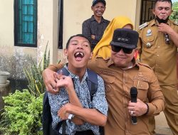 Bupati Sujiwo Kunjungi SMA Negeri 2 Kubu, Beri Motivasi dan Penuhi Permintaan Drumband Siswa