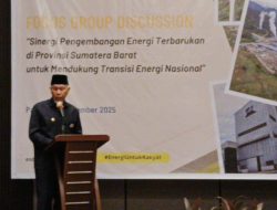 Sumbar Dorong Akselerasi Transisi Energi, Mahyeldi Buka FGD Pengembangan Energi Terbarukan
