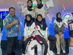 Atlet Anggar Sumsel Cemerlang, Sabet Dua Emas Beregu di Hari Kelima Kejurnas 2025