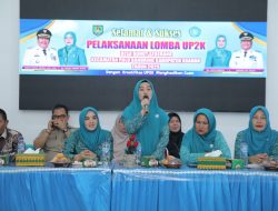 TP. PKK Kabupaten Asahan Lakukan Evaluasi Lomba UP2K di Desa Bunut Sebrang