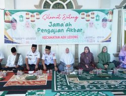 TP PKK Kabupaten Asahan Hadiri Pengajian Akbar di Desa Padang Sipirok