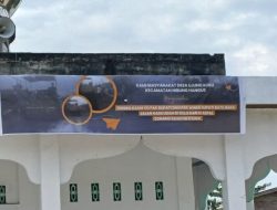 Melalui Spanduk besar, Warga Apresiasi Kinerja Bupati dan Wabup Batu Bara