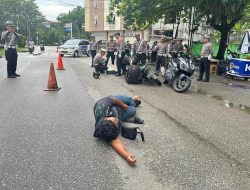 Satlantas Polres Sanggau Gelar Latkatpuan dan Simulasi TPTKP untuk Tingkatkan Profesionalisme Penanganan Laka Lantas