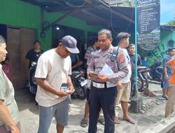 Diduga Mengantuk, Laka Lantas Terjadi, Tiga Unit Mobil Terlihat