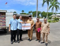 Gubernur Sumbar Terima Bantuan Kemanusiaan dari PT Padang Raya Cakrawala dan PT Tidar Kerinci Agung
